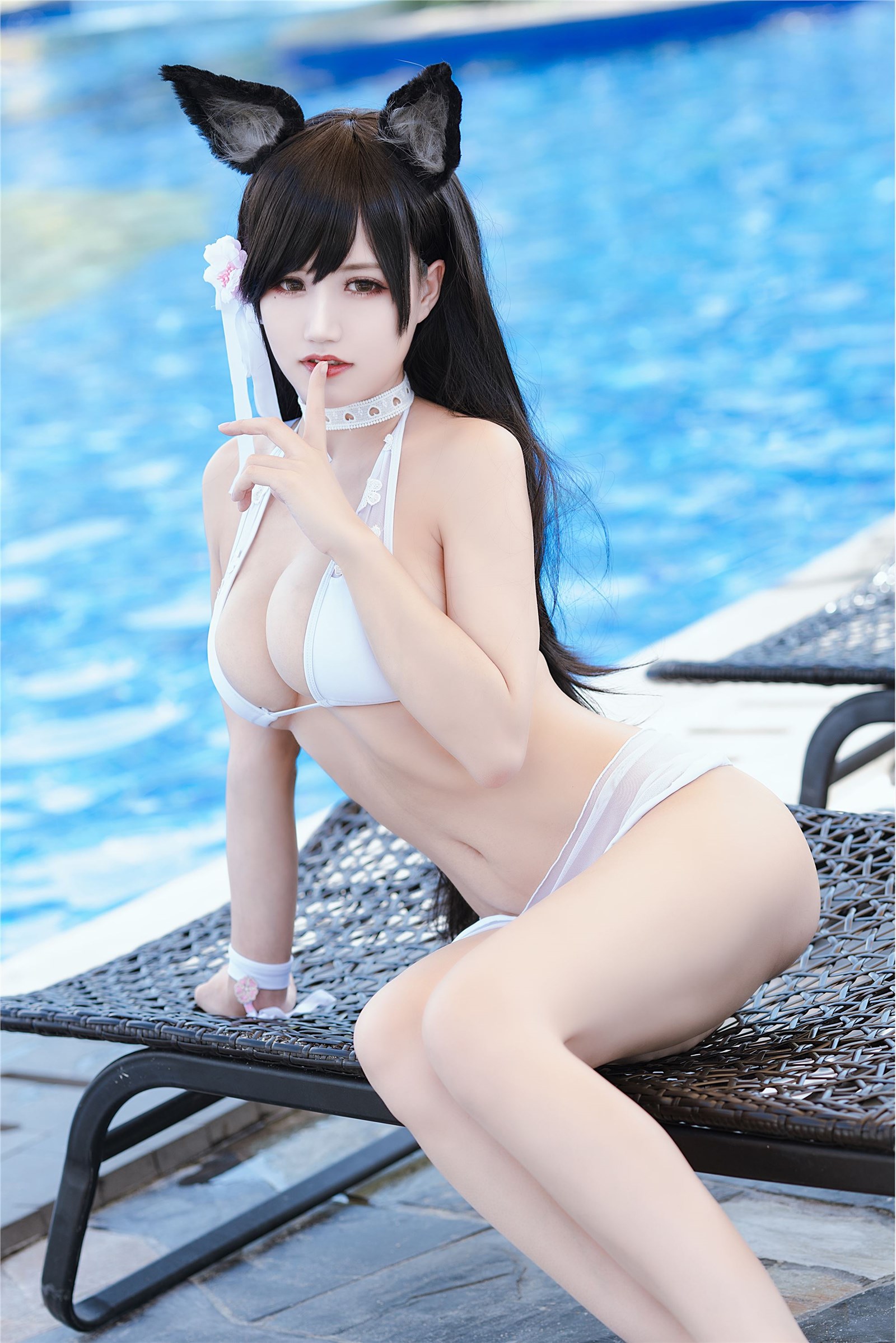 Ogura Chiyo w - July Captain Atago Swimsuit(18)